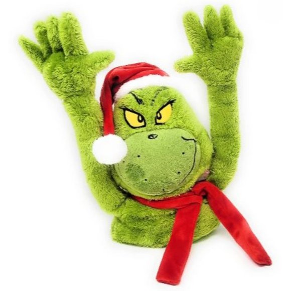 Dr. Seuss Grinch Who Stole Christmas Plush Positionable Tree Topper - Picture 1 of 5